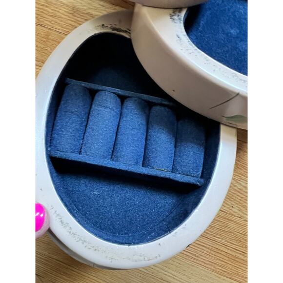 Vintage Wooden Sliding Tray Jewelry Organizer - Picture 7 of 13